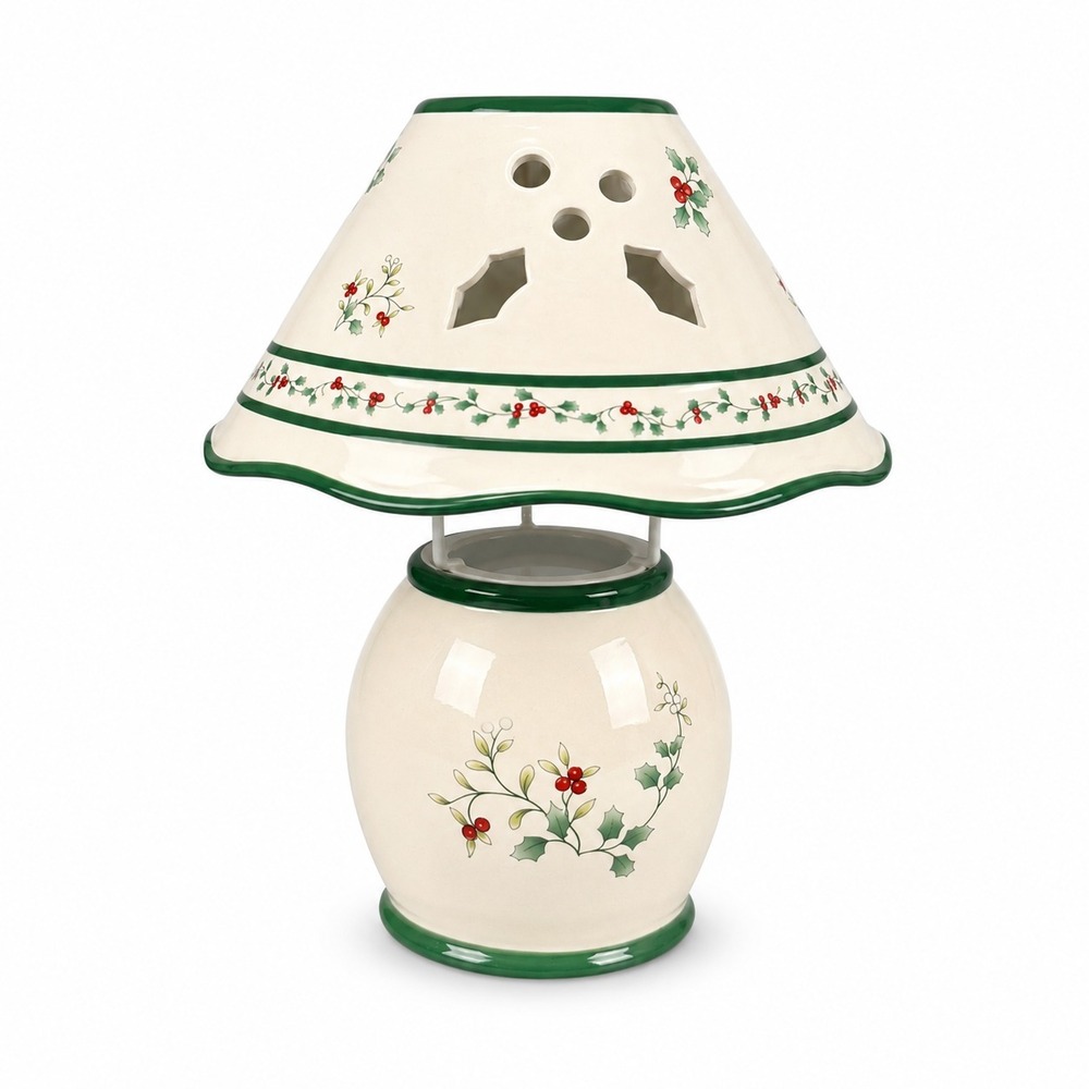 Vtg Pfaltzgraff Winterberry Votive‎ Lamp 109-B86-00 Christmas Candle Holder NIB